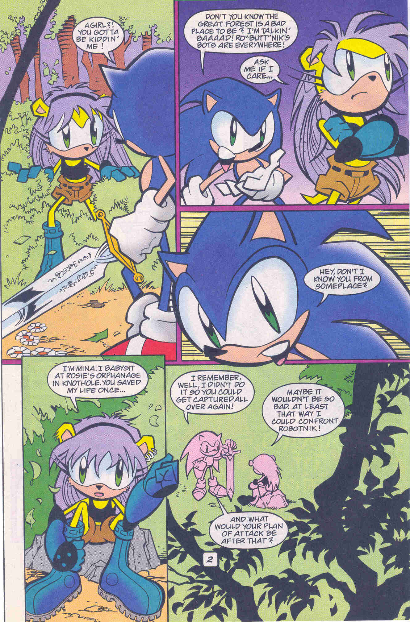 Sonic - Archie Adventure Series January 2001 Page 02